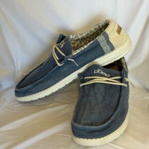 Hey Dude Men's Blue Casual Shoes Natural Collection